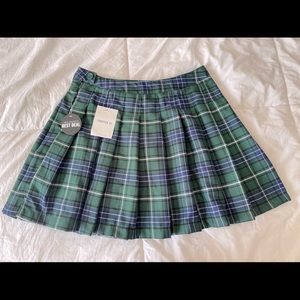 F21: Plaid School Girl Skirt